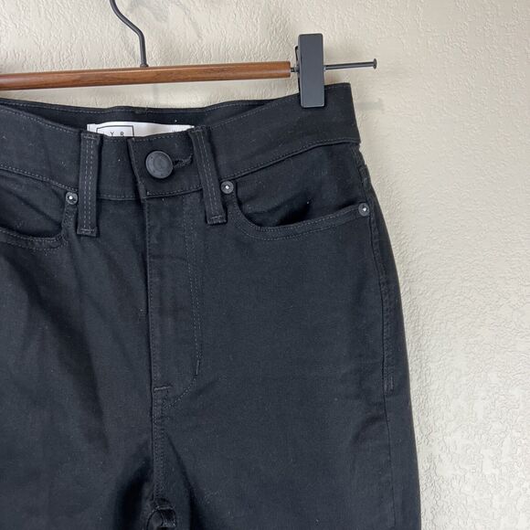 Ayr Jeans Women 26 Black Pants High Rise Skinny Stretch Preppy Classic‎ Capsule - Picture 3 of 14